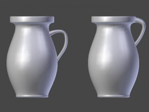 clay jugs Model 3D