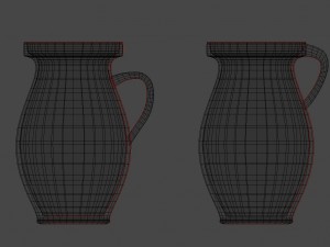 clay jugs Model 3D