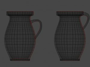 clay jugs 3D Model