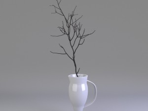decor plant in a vase Modelo 3D