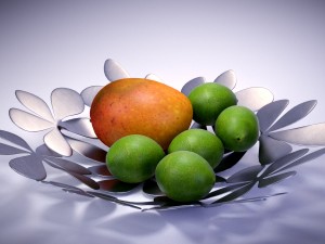 fruit basket 3D Model