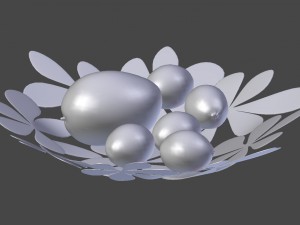 fruit basket 3D Model