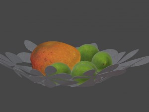 fruit basket 3D Model