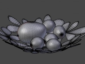 fruit basket 3D Model