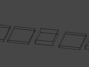 old books low poly 3D Model