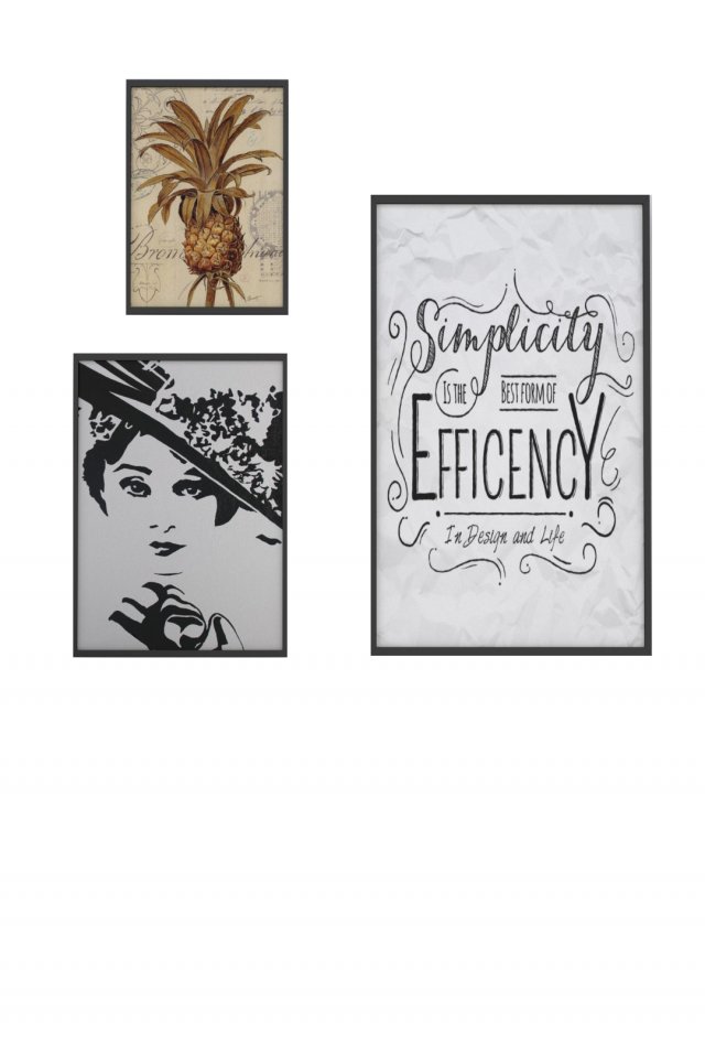 picture frames Modelo 3D .c4d .max .obj .3ds .fbx .stl .blend 