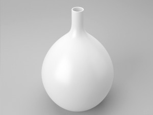 white vase 3D Models