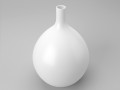 white vase Model 3D