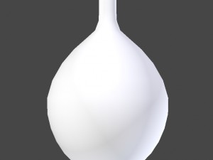 white vase Modelo 3D