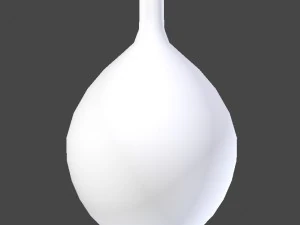 white vase 3D Model