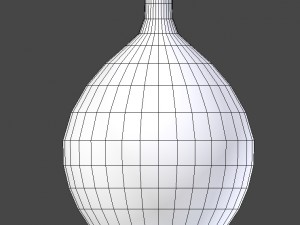 white vase Modelo 3D