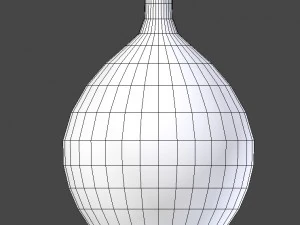 white vase 3D Model