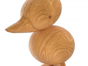 wooden duck figurine 3D Model