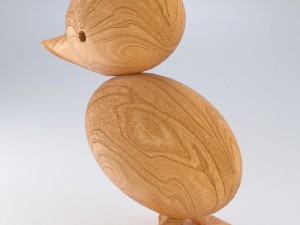 wooden duck figurine Modelo 3D