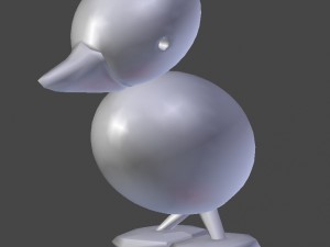 wooden duck figurine Modelo 3D
