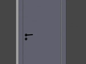 white door 3D Model