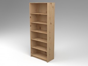 bookcase Modelo 3D