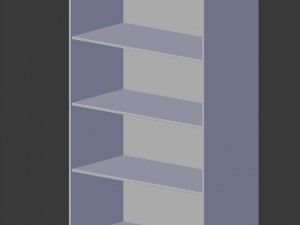 bookcase Modelo 3D