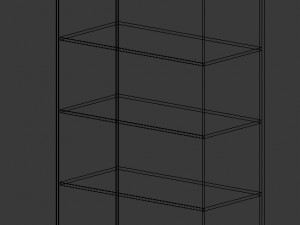 bookcase Modelo 3D