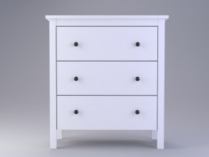 chest of drawers ikea 3D Модель