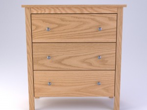 chest of drawers ikea 3D Модель