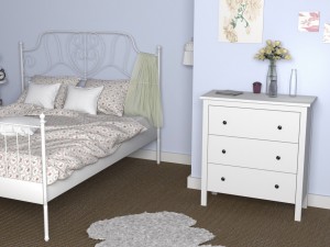 chest of drawers ikea 3D Модель