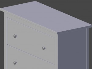 chest of drawers ikea 3D Модель