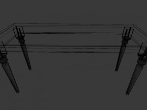 classic table 3D Model
