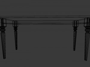 classic table 3D Model