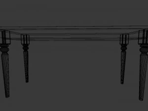 classic table 3D Model