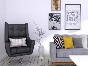 leather armchair 3D Model