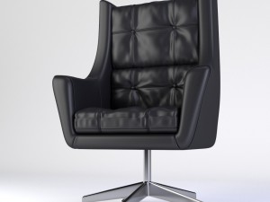 leather armchair Model 3D
