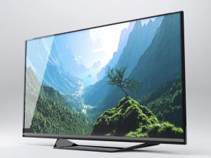 lg tv low poly 3D Model