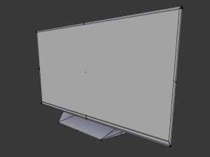 lg tv low poly 3D Модель