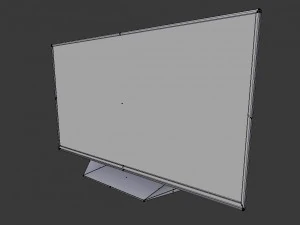 lg tv low poly 3D Model