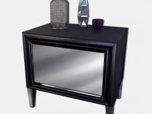 moderner Nachttisch 3D Modell