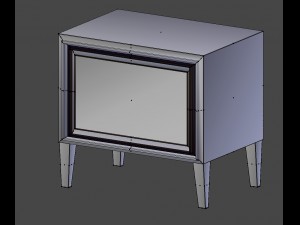modern nightstand Modelo 3D