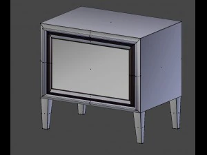 modern nachtkastje 3D Model