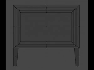 modern nachtkastje 3D Model