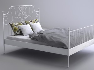 realistic bed 3D 模型