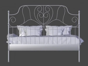 realistic bed 3D Model