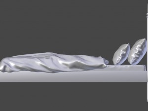 realistic bed 3D 模型
