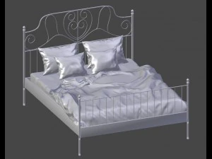 realistic bed 3D Model