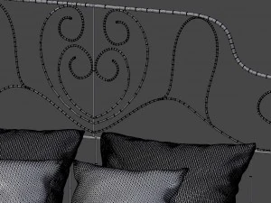 realistic bed 3D Model
