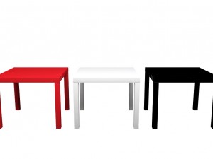 coffee table ikea lack Modelo 3D