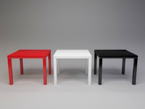 coffee table ikea lack Modelo 3D