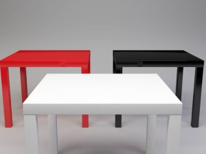 coffee table ikea lack Modelo 3D