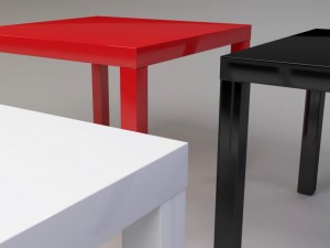 coffee table ikea lack Modelo 3D