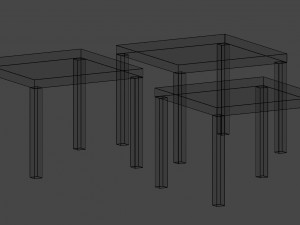 coffee table ikea lack Modelo 3D