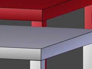 coffee table ikea lack Modelo 3D
